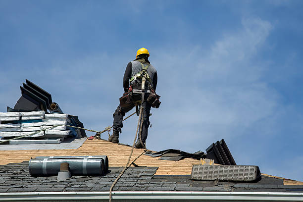 Professional Roof Replacement technician working in Versailles, IN